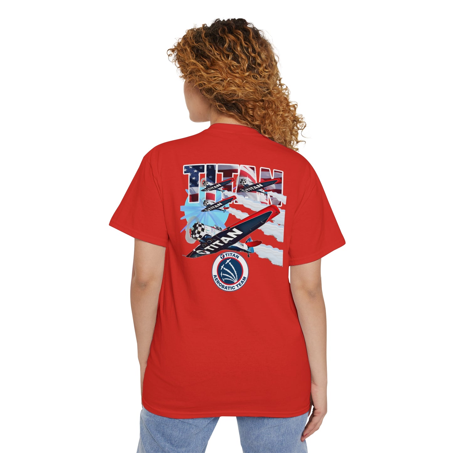 TITAN Aerobatic Team Pocket Tee Unisex Heavy Cotton Pocket Tee