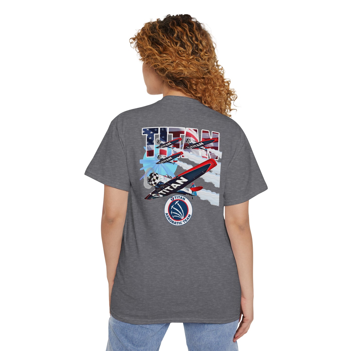 TITAN Aerobatic Team Pocket Tee Unisex Heavy Cotton Pocket Tee