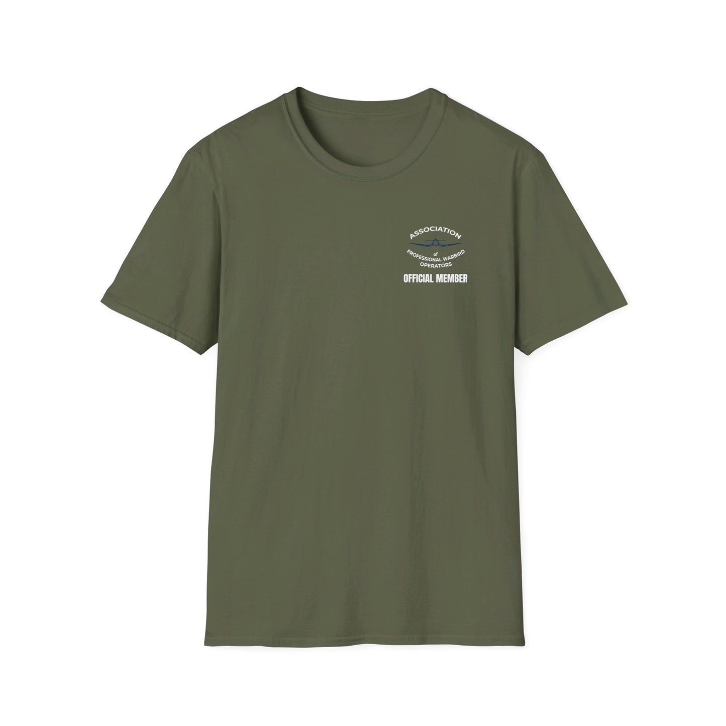 APWO P-40 Warhawk Member T-Shirt Unisex Softstyle T-Shirt