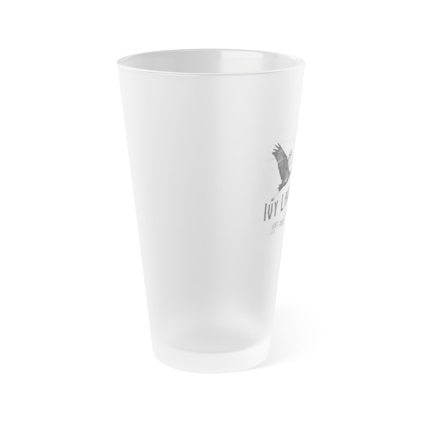 Ivy Lake Estates Frosted Pint Glass, 16oz