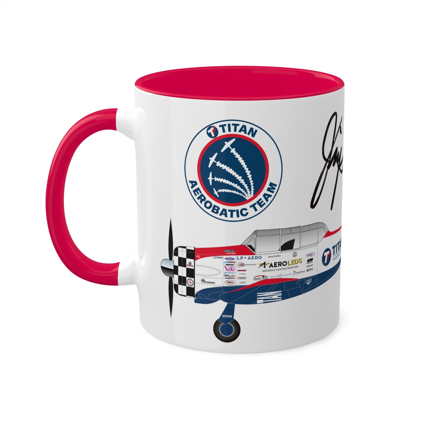 MUG SHOTS #4 - TITAN Aerobatic Team Signature Mug - Jimmy Fordham, 11oz