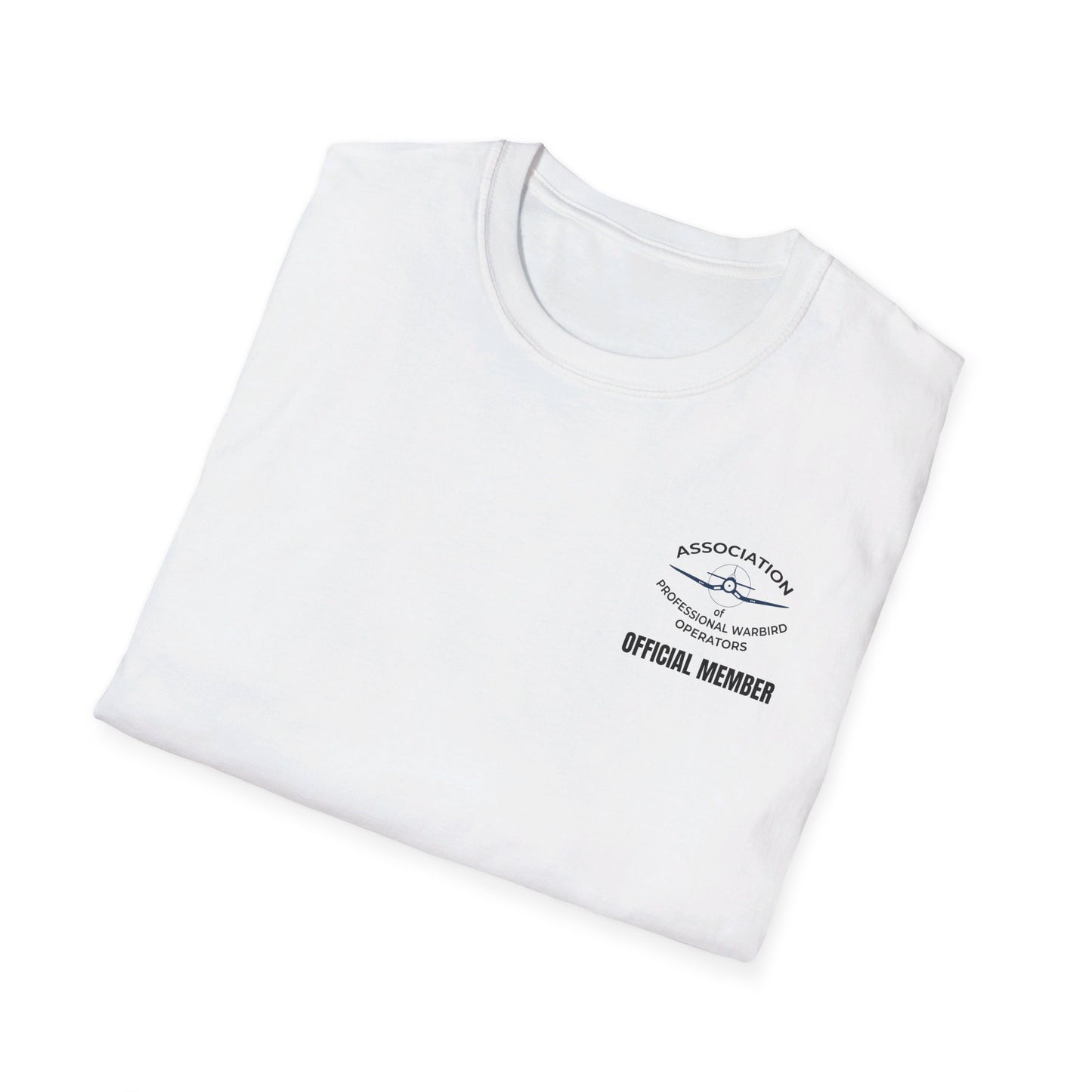 APWO P-40 Warhawk Member T-Shirt Unisex Softstyle T-Shirt
