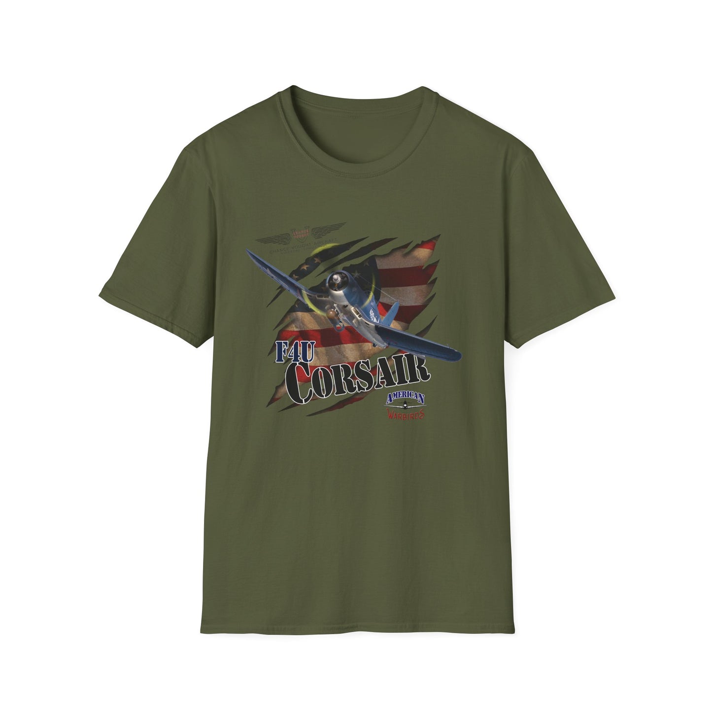 American Warbirds F4U Corsair Unisex Tri-Blend Crew Tee