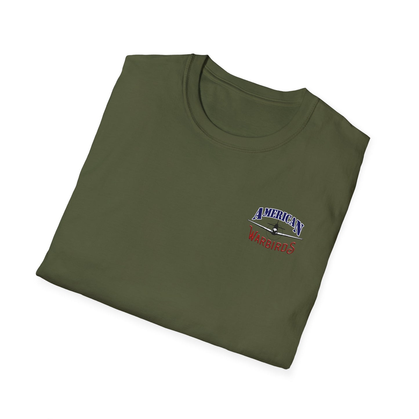 American Warbirds P-40 Warhawk T-Shirt Unisex Softstyle T-Shirt