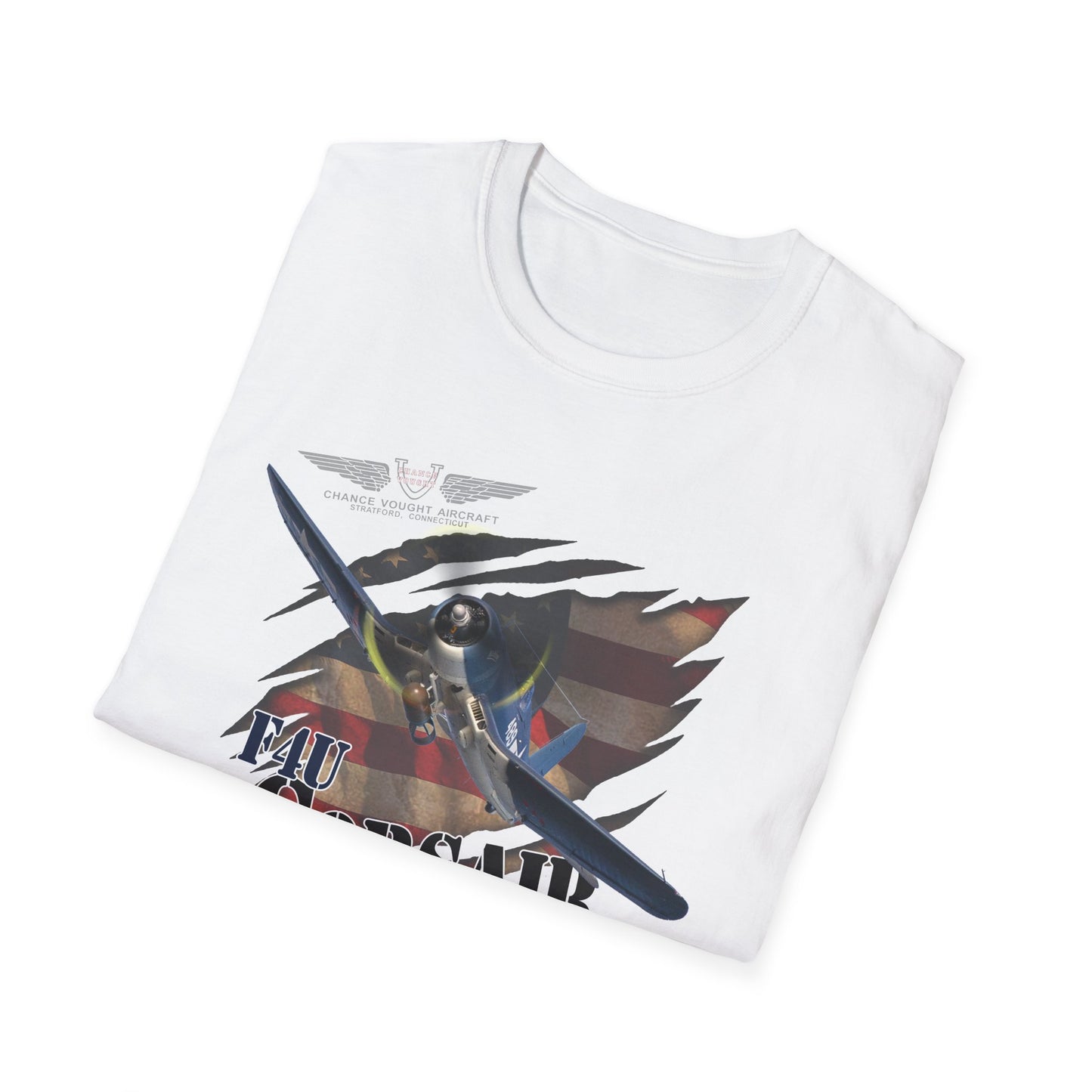 American Warbirds F4U Corsair Unisex Tri-Blend Crew Tee