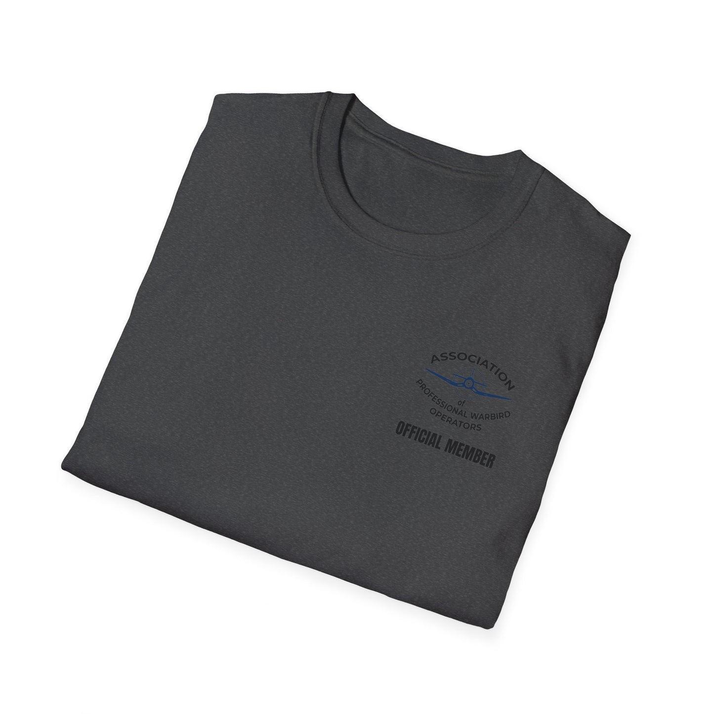 APWO P-38 Lightning Member T-Shirt Unisex Softstyle T-Shirt