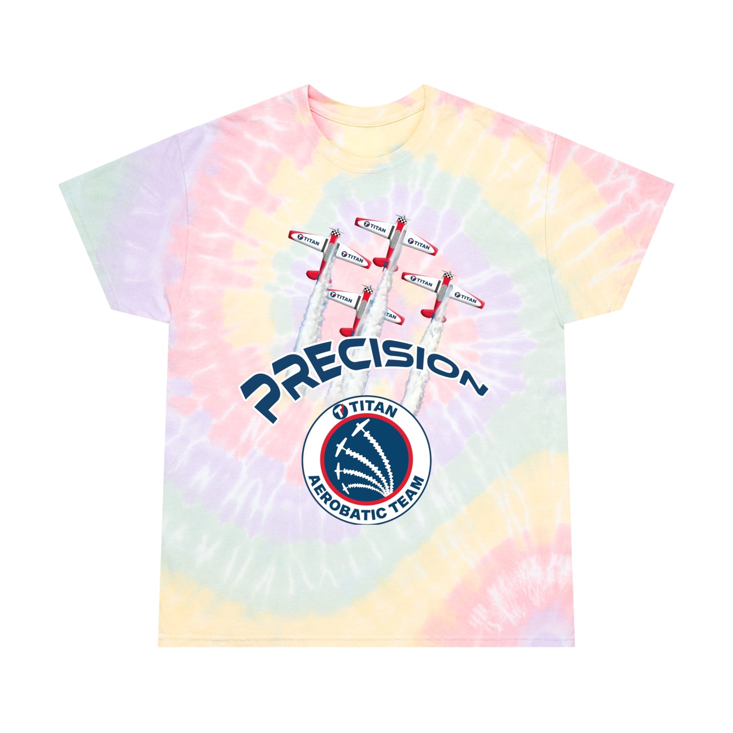 TITAN Aerobatic Team Tie-Dye Tee, Spiral