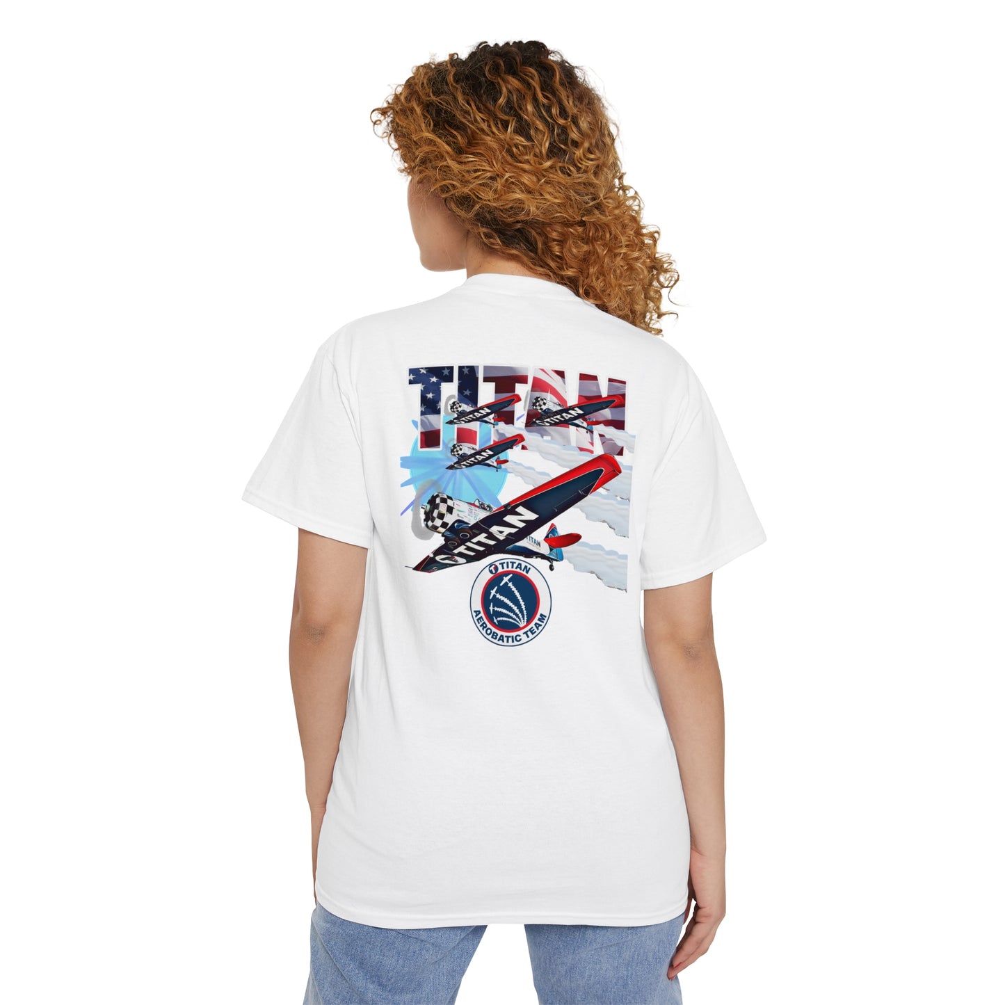 TITAN Aerobatic Team Pocket Tee Unisex Heavy Cotton Pocket Tee