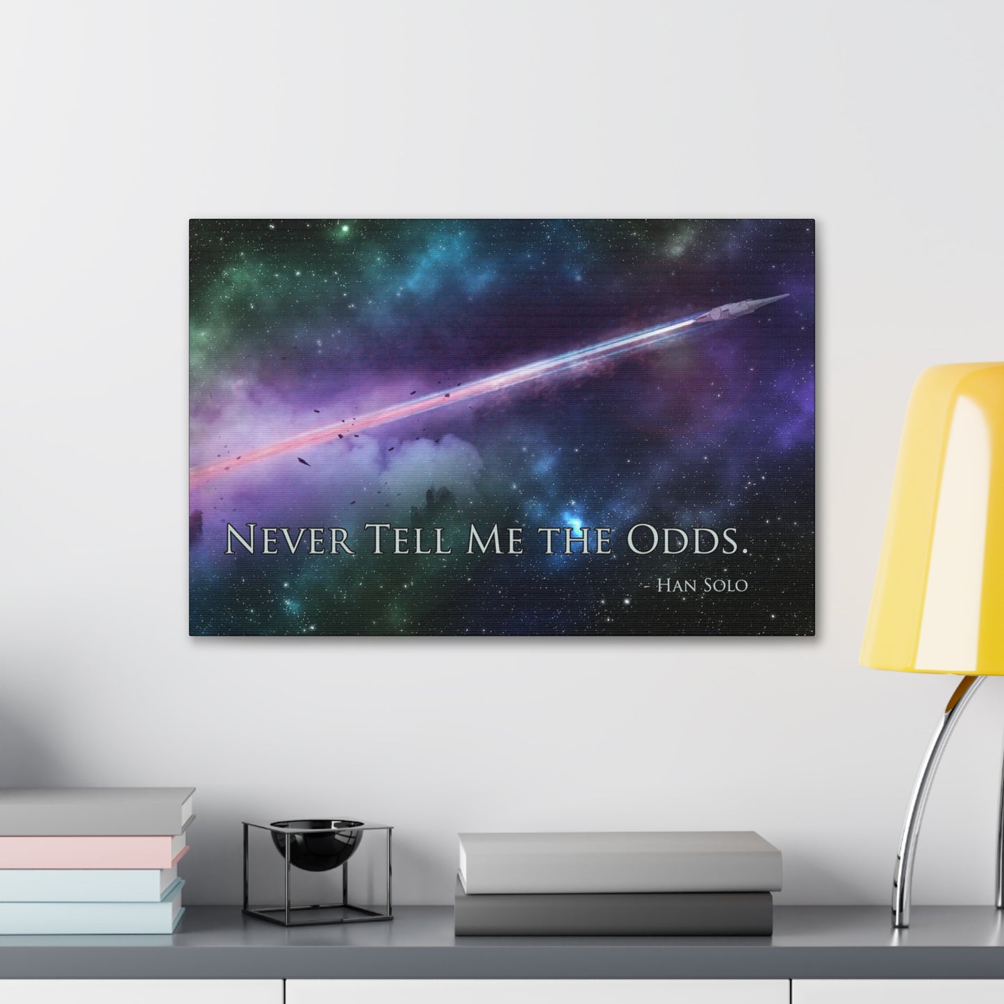 Never Tell Me the Odds Canvas Gallery Wrap