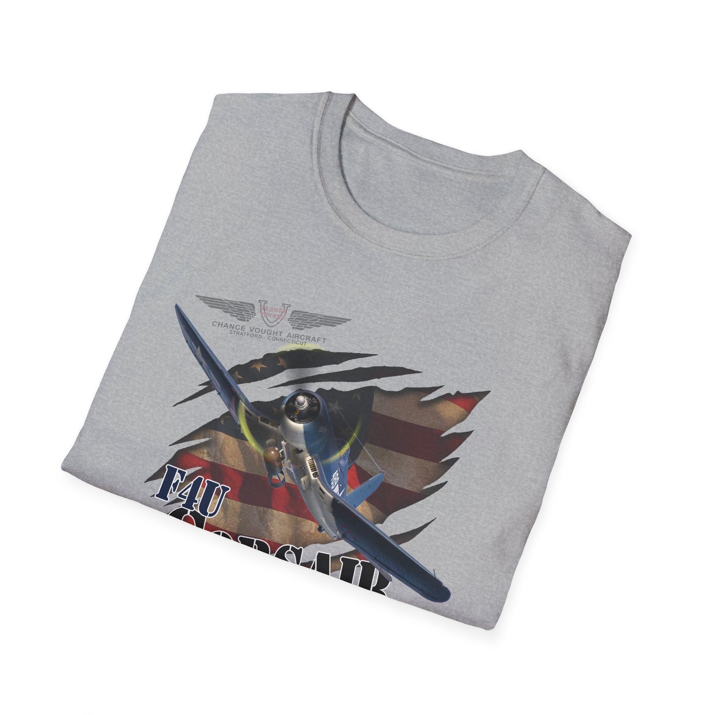 American Warbirds F4U Corsair Unisex Tri-Blend Crew Tee