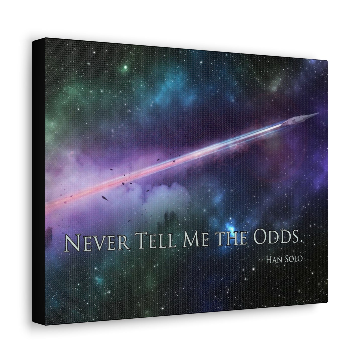 Never Tell Me the Odds Canvas Gallery Wrap