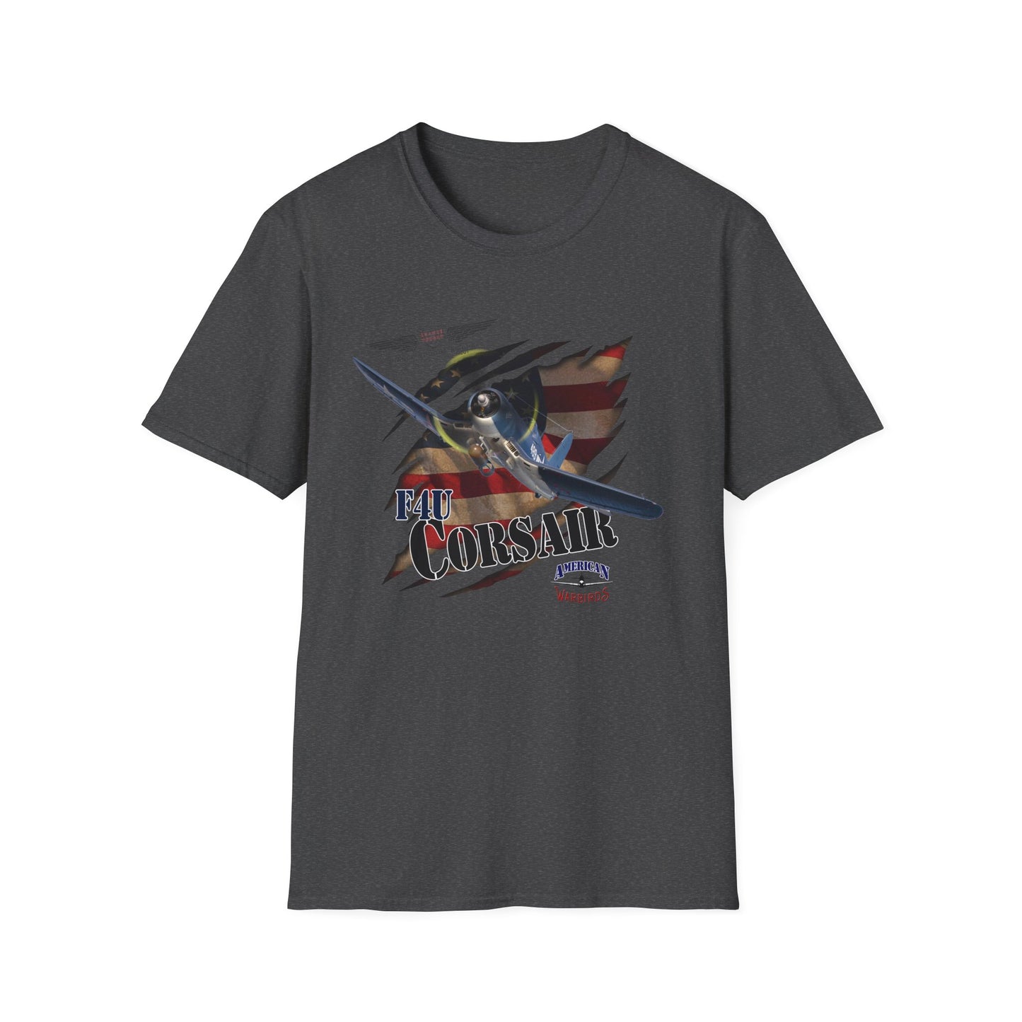 American Warbirds F4U Corsair Unisex Tri-Blend Crew Tee