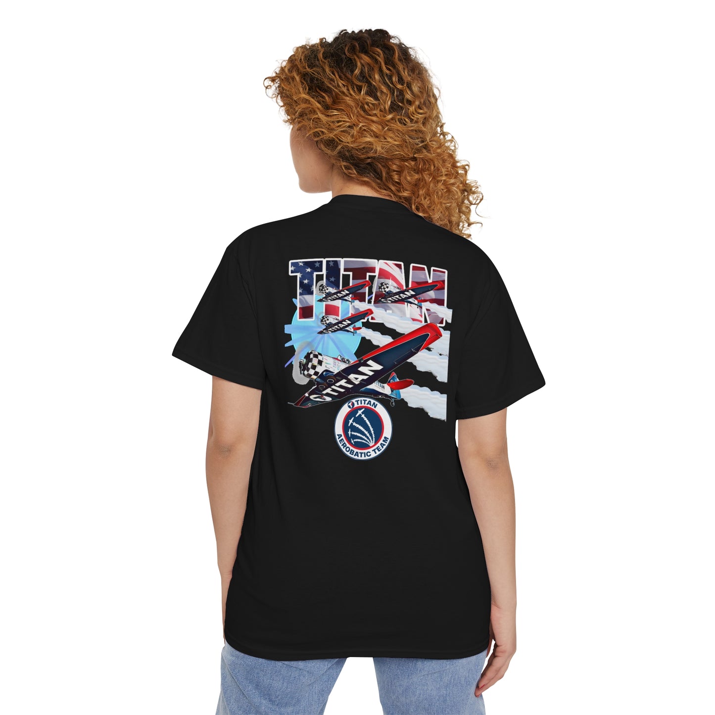 TITAN Aerobatic Team Pocket Tee Unisex Heavy Cotton Pocket Tee
