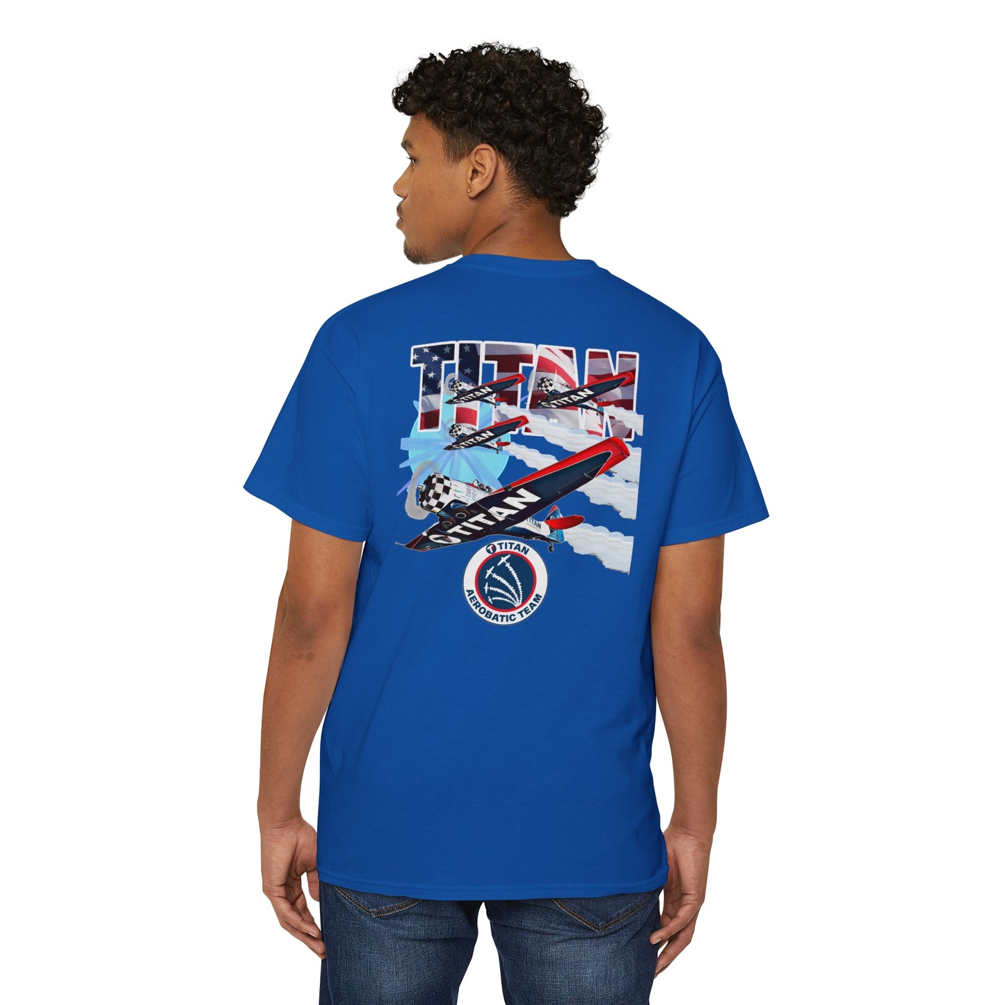 TITAN Aerobatic Team Pocket Tee Unisex Heavy Cotton Pocket Tee