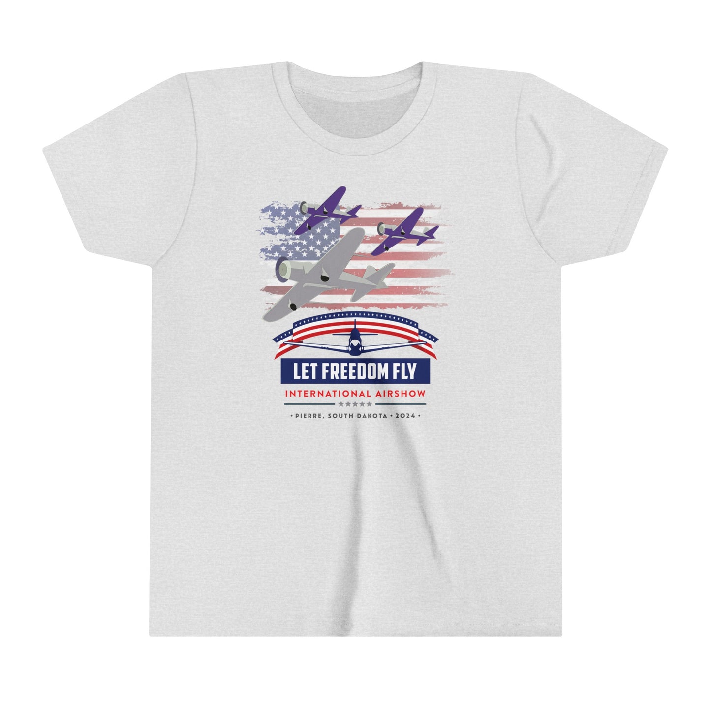 Let Freedom Fly Youth Short Sleeve Tee