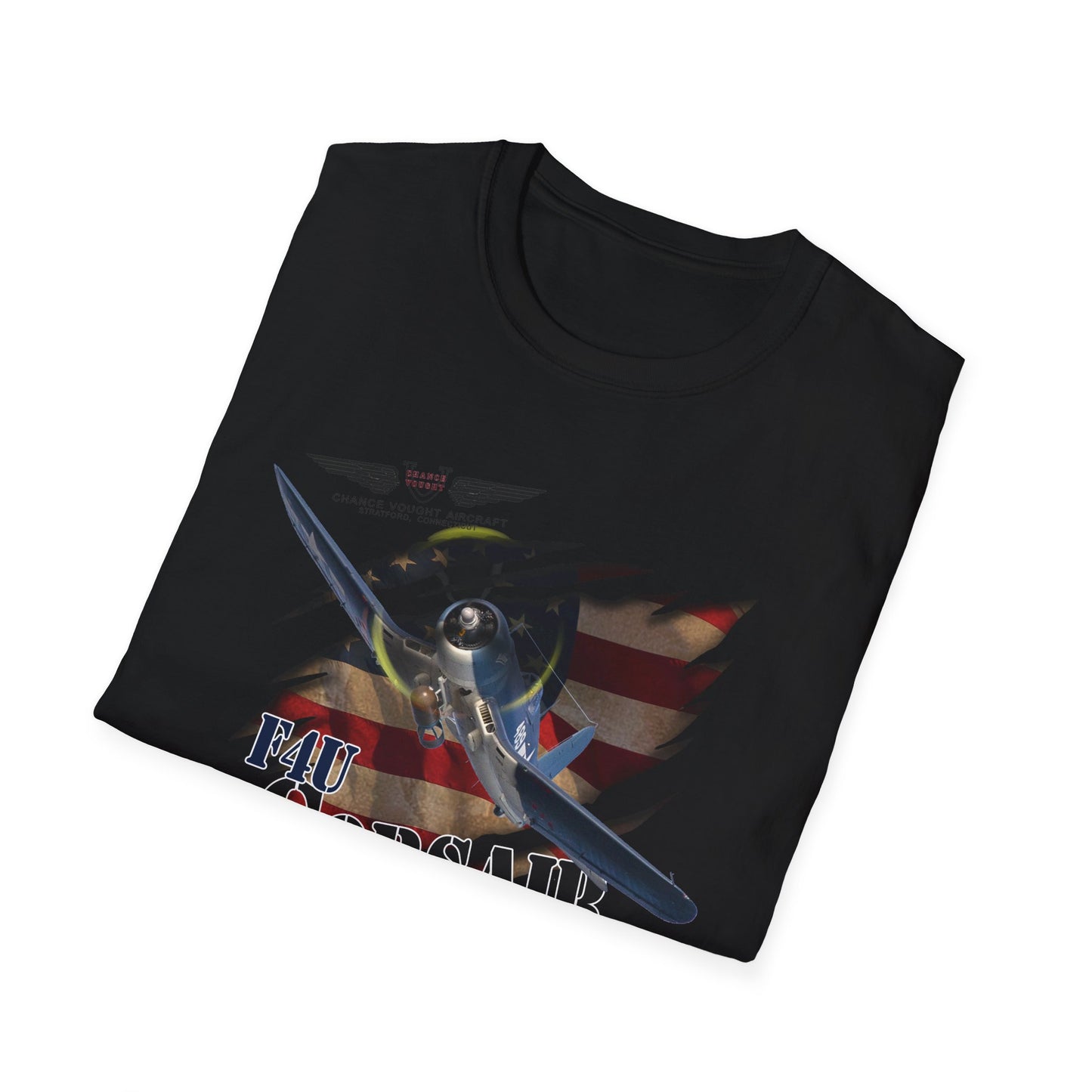 American Warbirds F4U Corsair Unisex Tri-Blend Crew Tee