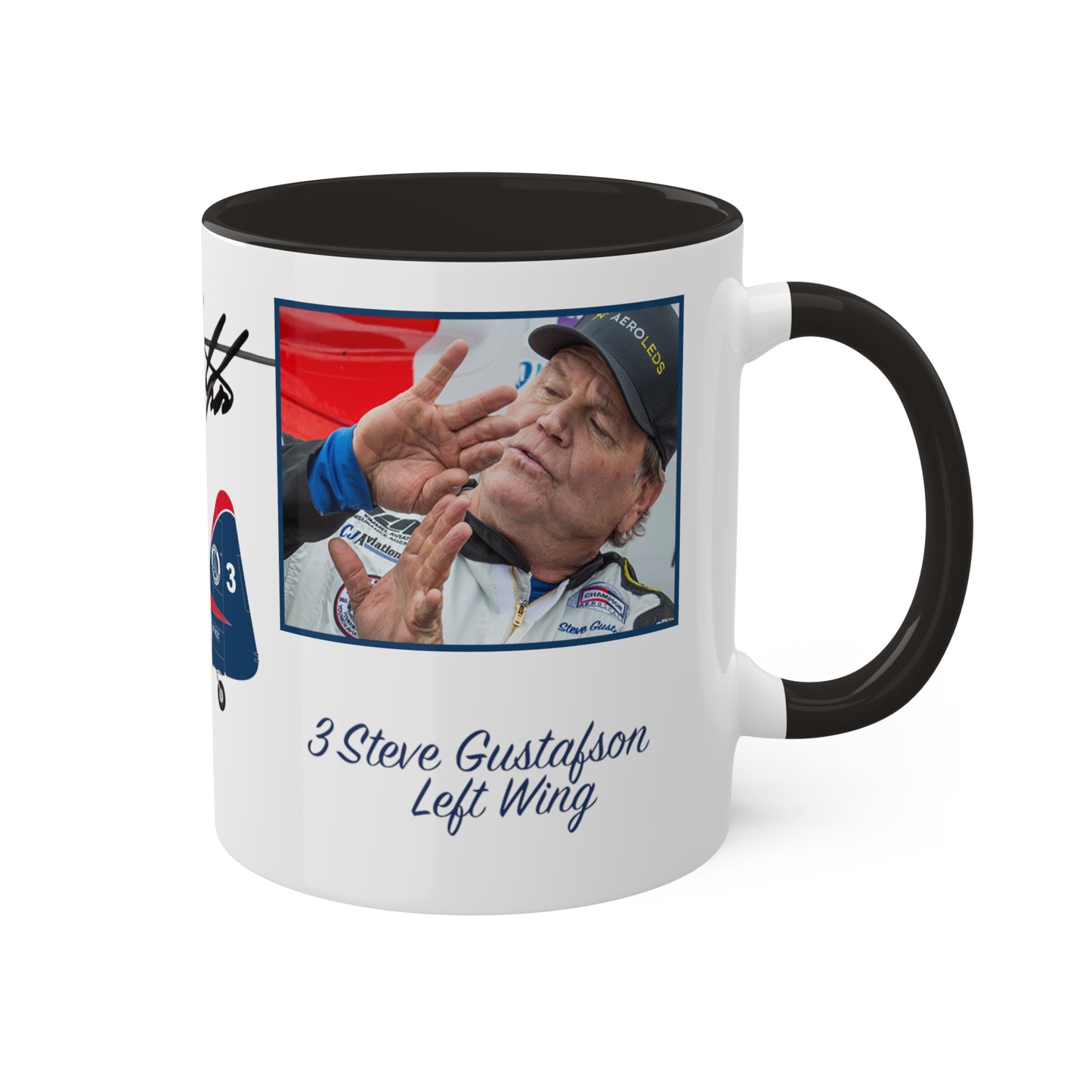 MUG SHOTS #3 - TITAN Aerobatic Team Signature Mug - Steve Gustafson, 11oz