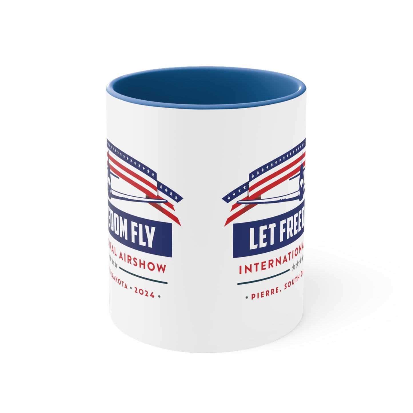 Let Freedom Fly International Airshow Accent Coffee Mug, 11oz