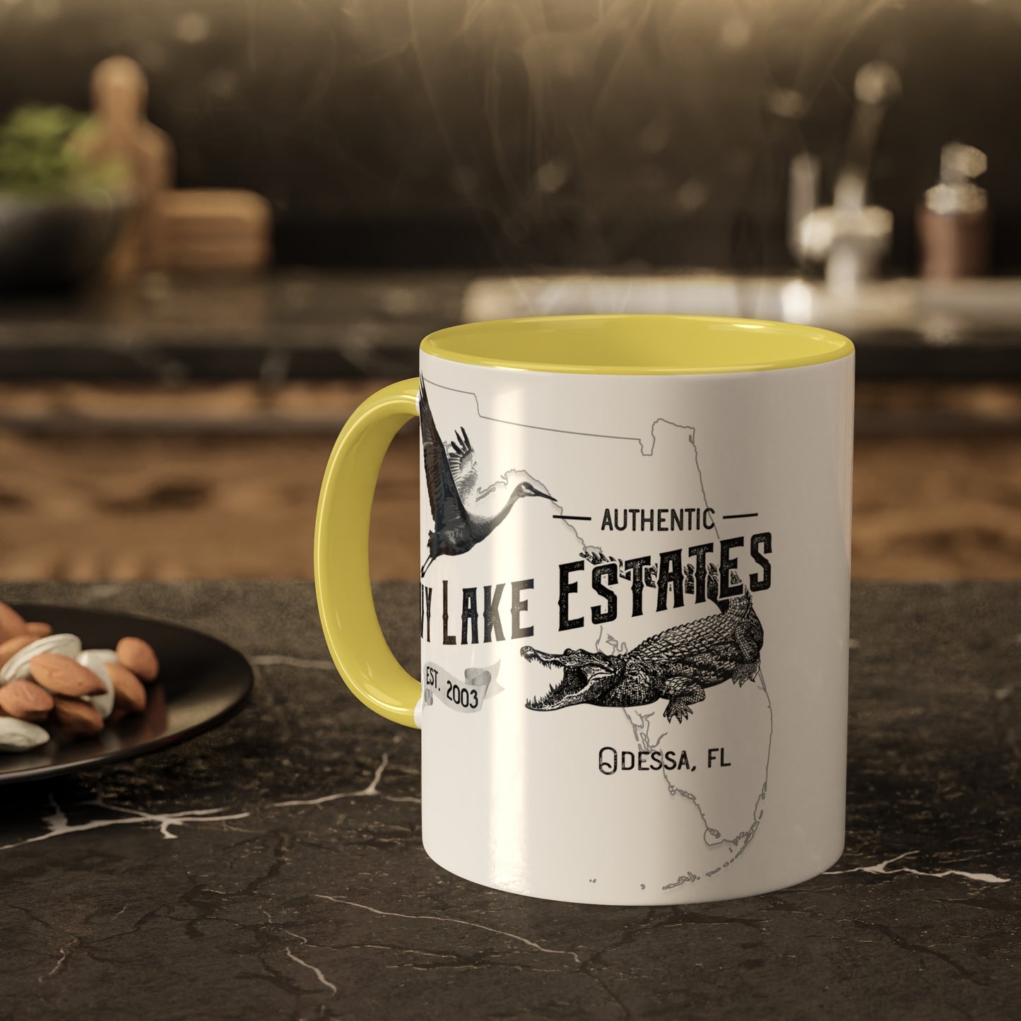 Ivy Lake Estates Resident Colorful Mugs, 11oz