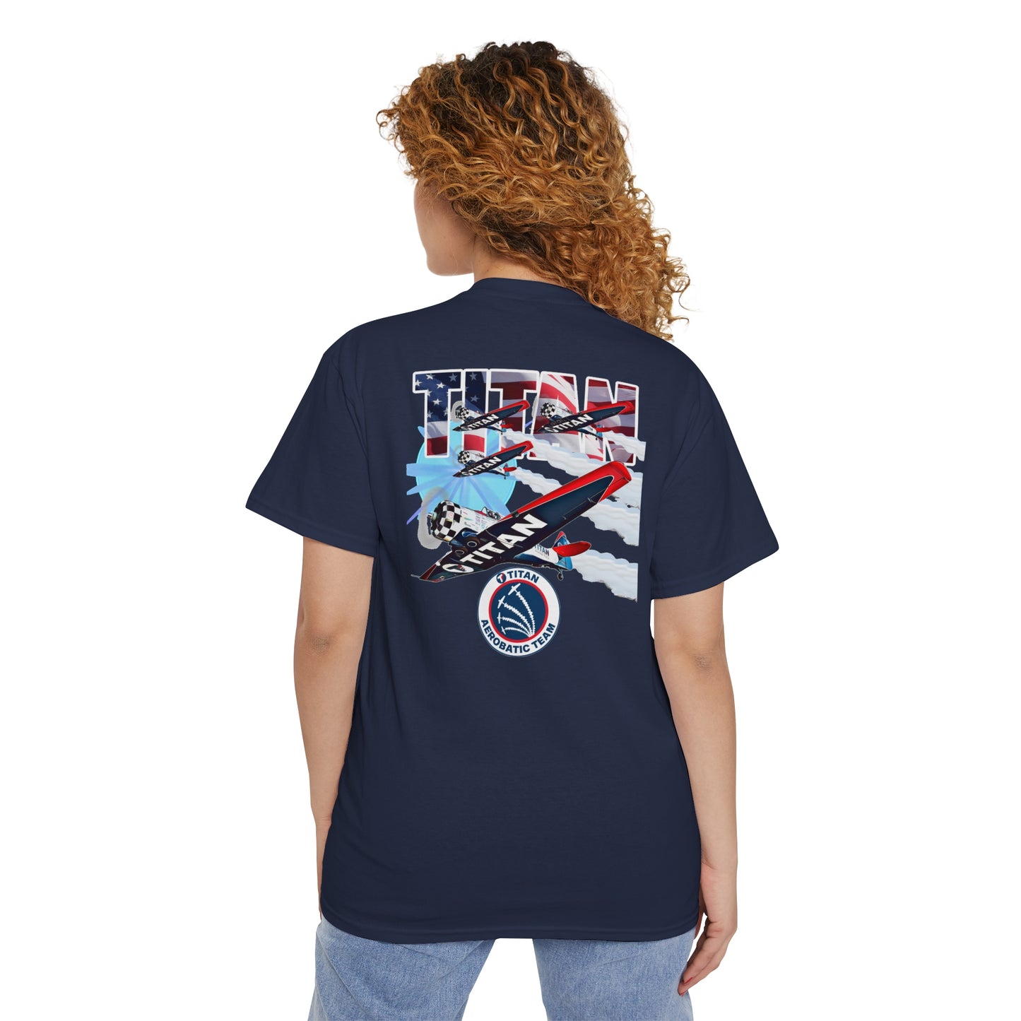 TITAN Aerobatic Team Pocket Tee Unisex Heavy Cotton Pocket Tee