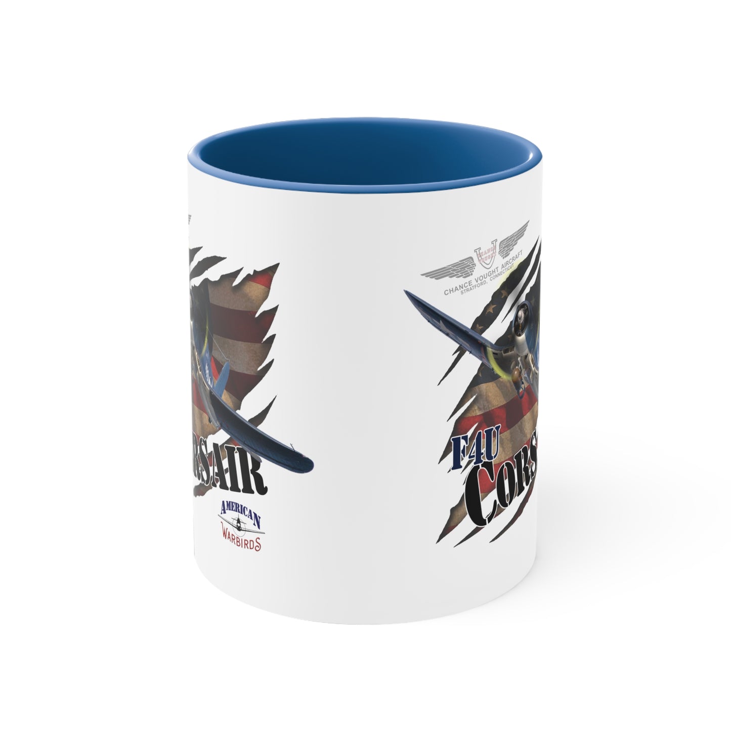 American Warbirds F4U Corsair Accent Coffee Mug, 11oz