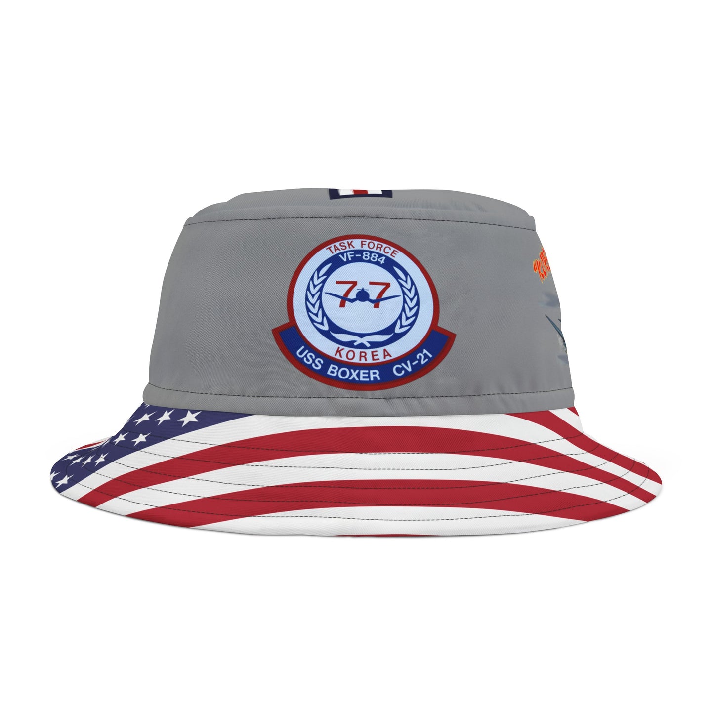 Korean War Hero F4U Corsair Bucket Hat (AOP)