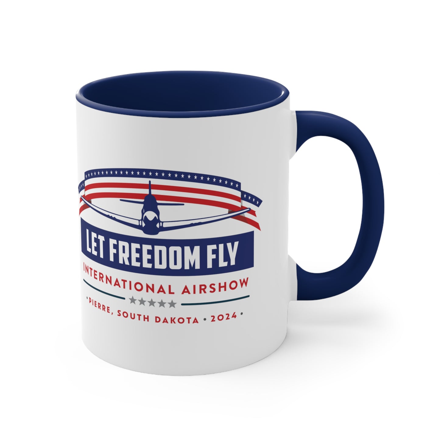 Let Freedom Fly International Airshow Accent Coffee Mug, 11oz