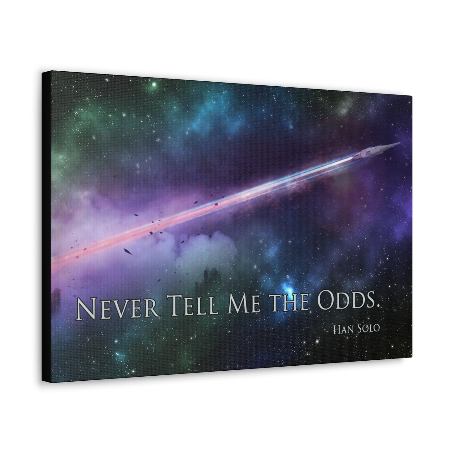 Never Tell Me the Odds Canvas Gallery Wrap