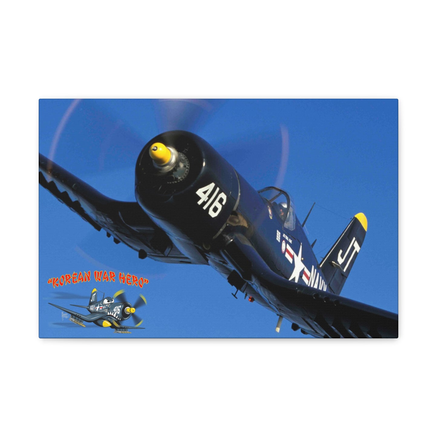 Korean War Hero Canvas Gallery Wrap