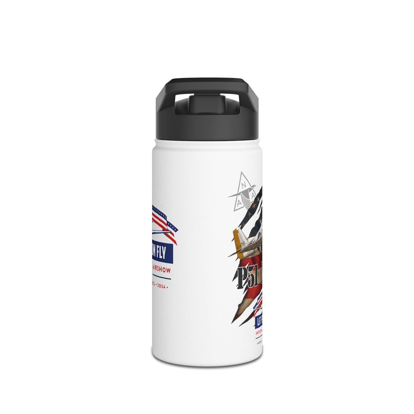 Let Freedom Fly Stainless Steel Water Bottle, Standard Lid