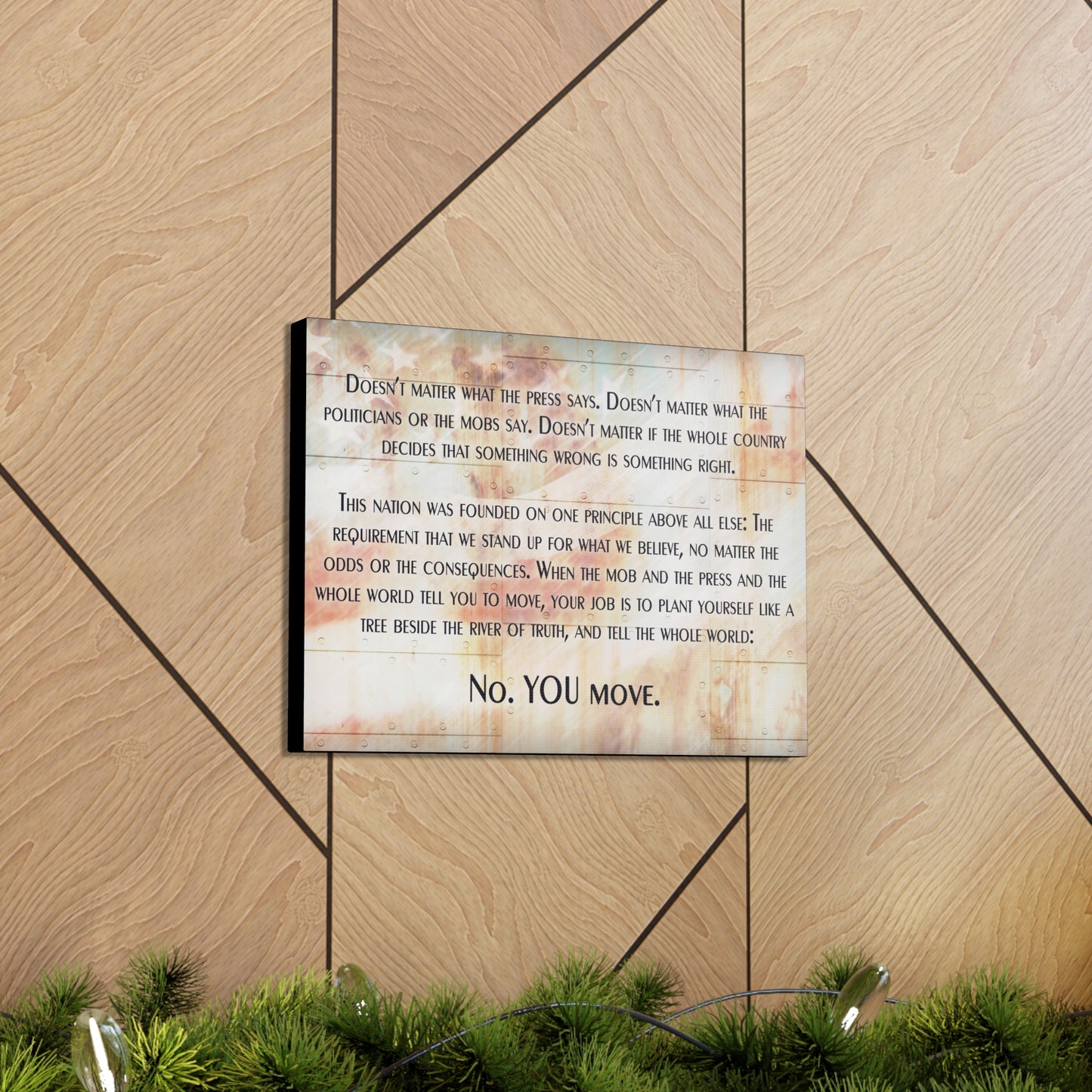 YOU MOVE Canvas Gallery Wrap