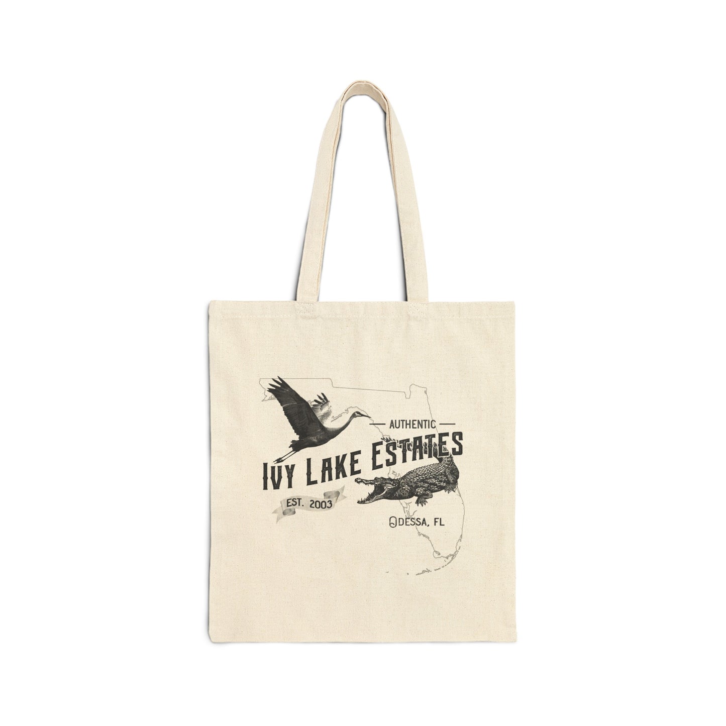 Ivy Lake Estates Cotton Canvas Tote Bag
