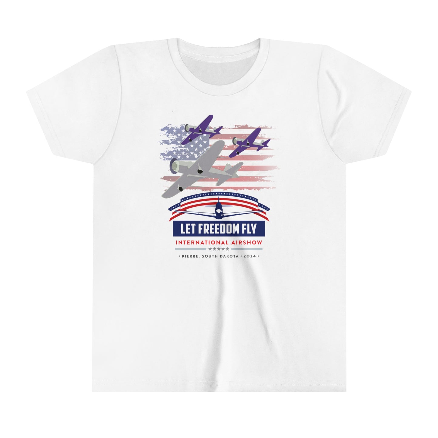 Let Freedom Fly Youth Short Sleeve Tee
