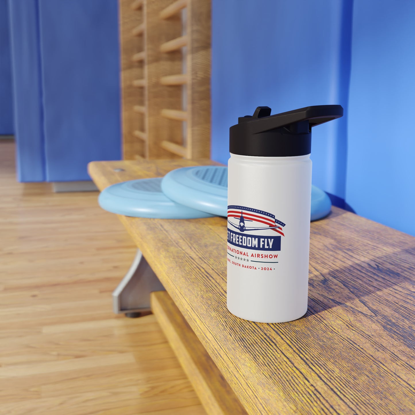 Let Freedom Fly Stainless Steel Water Bottle, Standard Lid