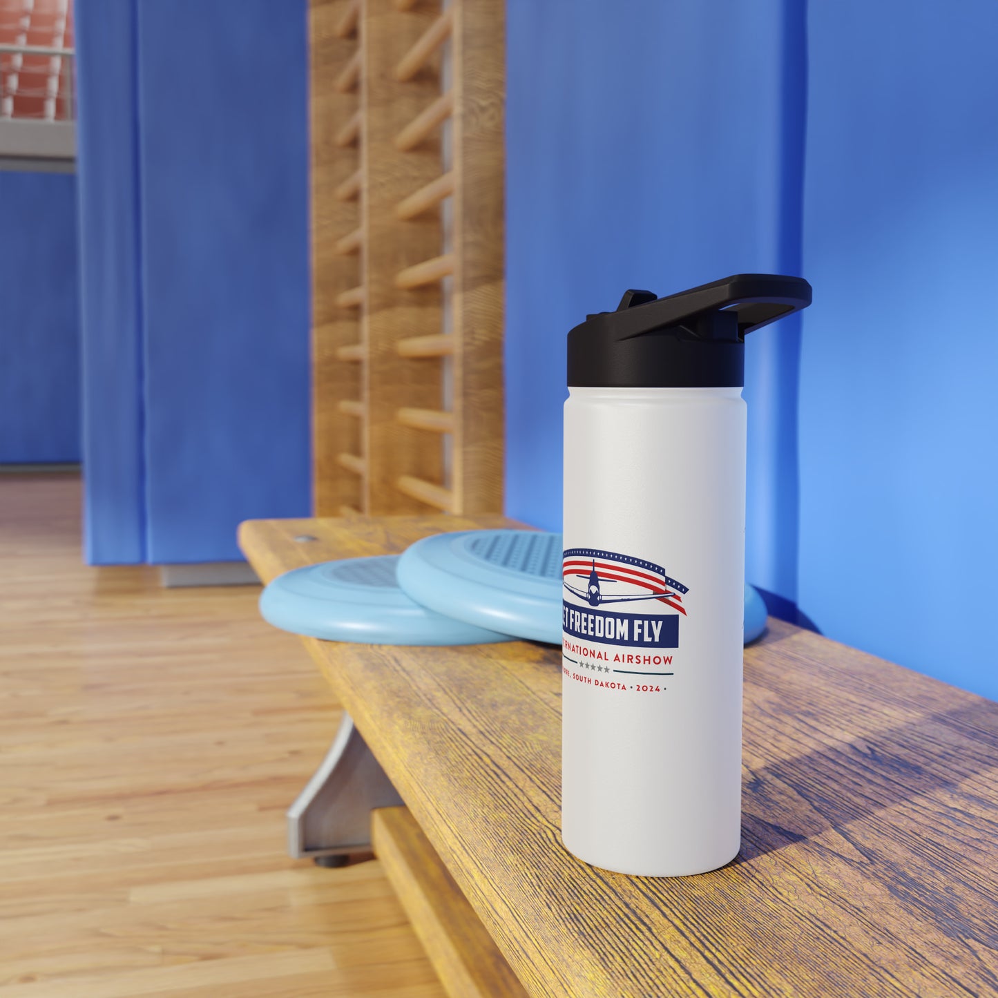Let Freedom Fly Stainless Steel Water Bottle, Standard Lid