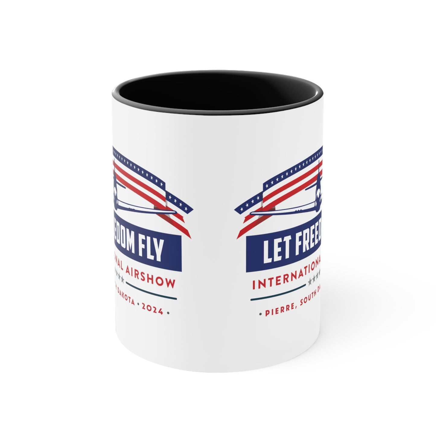 Let Freedom Fly International Airshow Accent Coffee Mug, 11oz