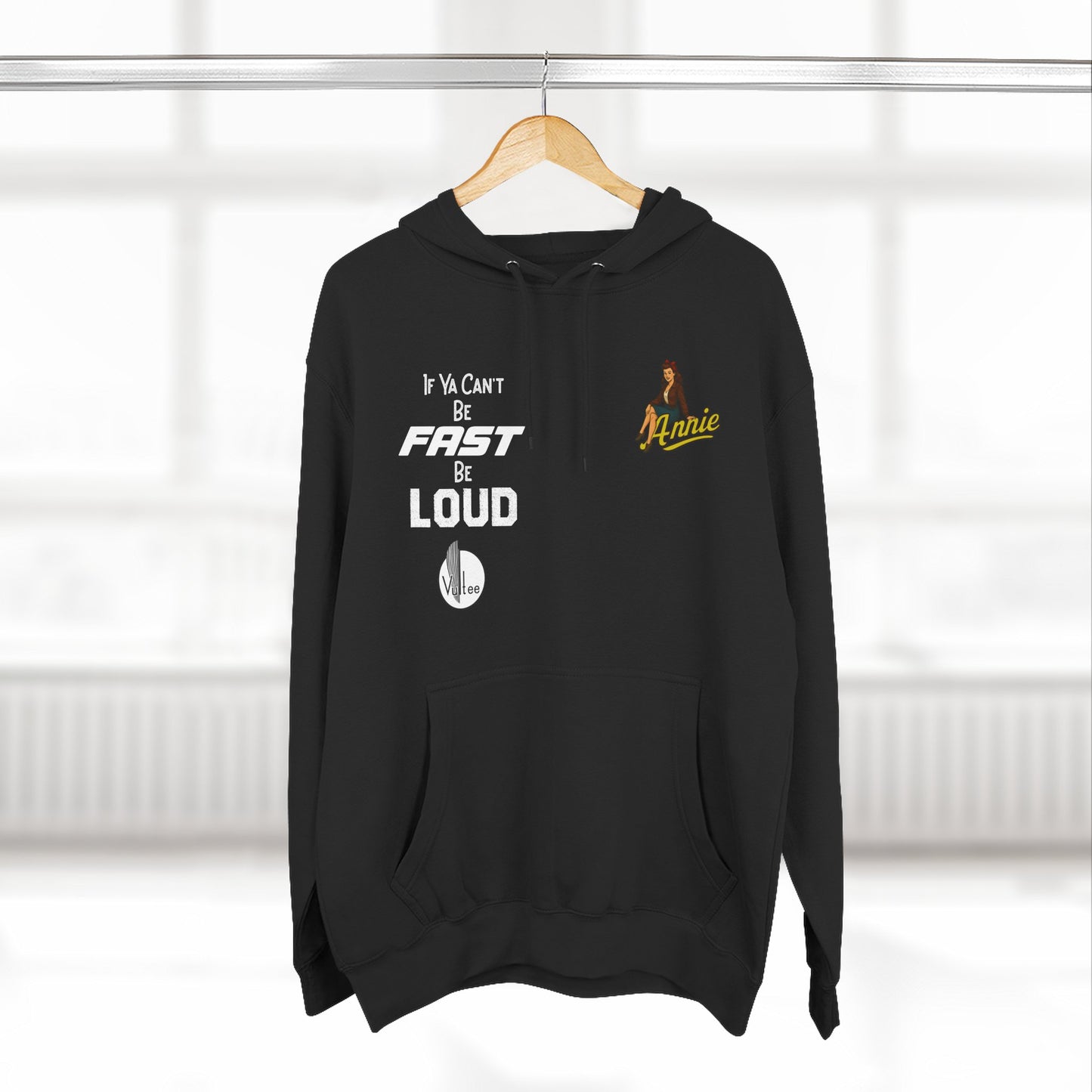 Annie BT-13 Aviation Hoodie – Vintage Pilot American Flag Fleece Pullover