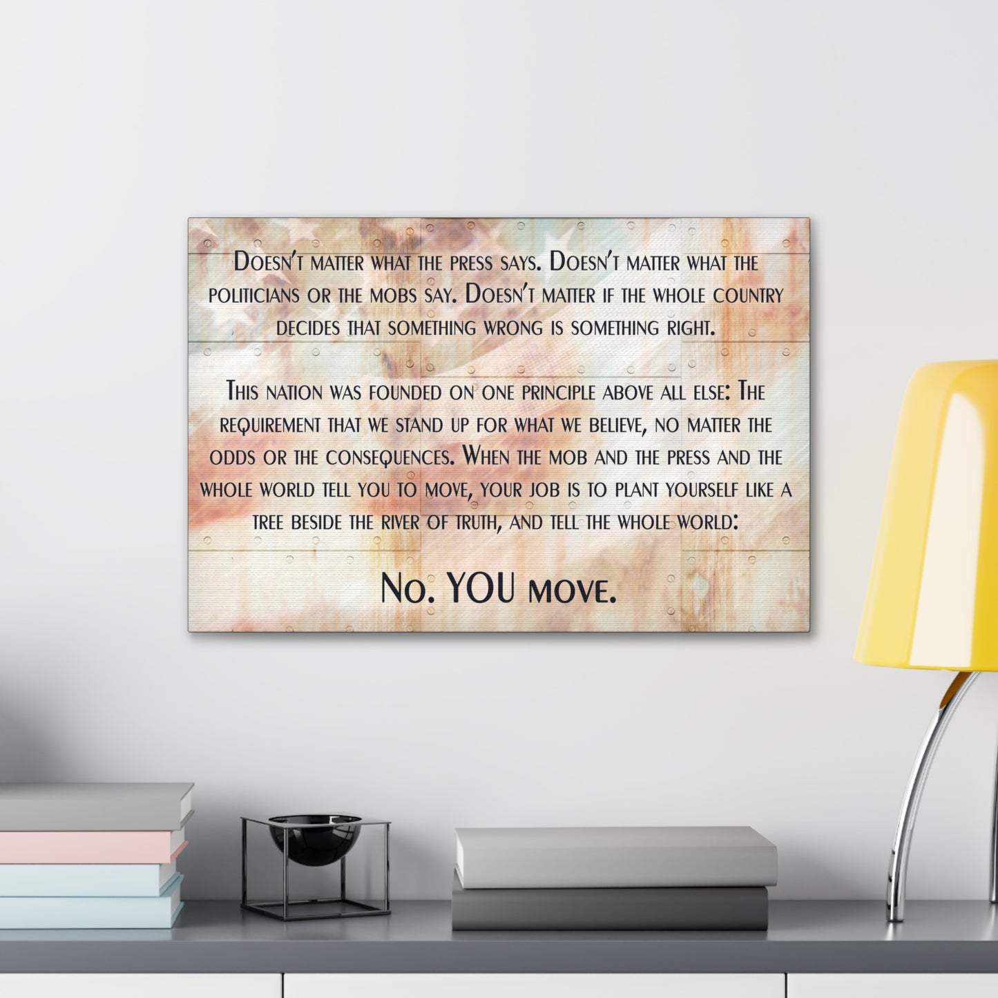 YOU MOVE Canvas Gallery Wrap