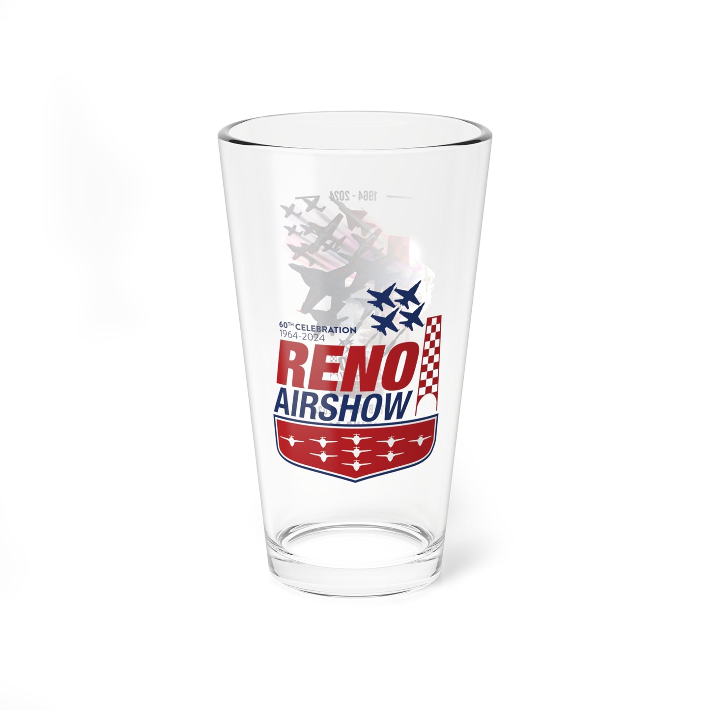 Reno Airshow Official Bar / Pint / Mixing Glass, 16oz