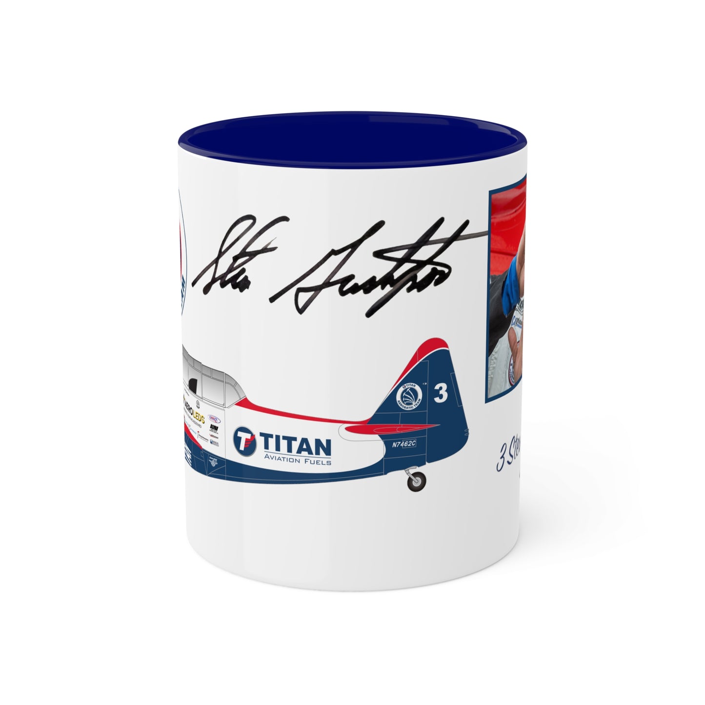 MUG SHOTS #3 - TITAN Aerobatic Team Signature Mug - Steve Gustafson, 11oz