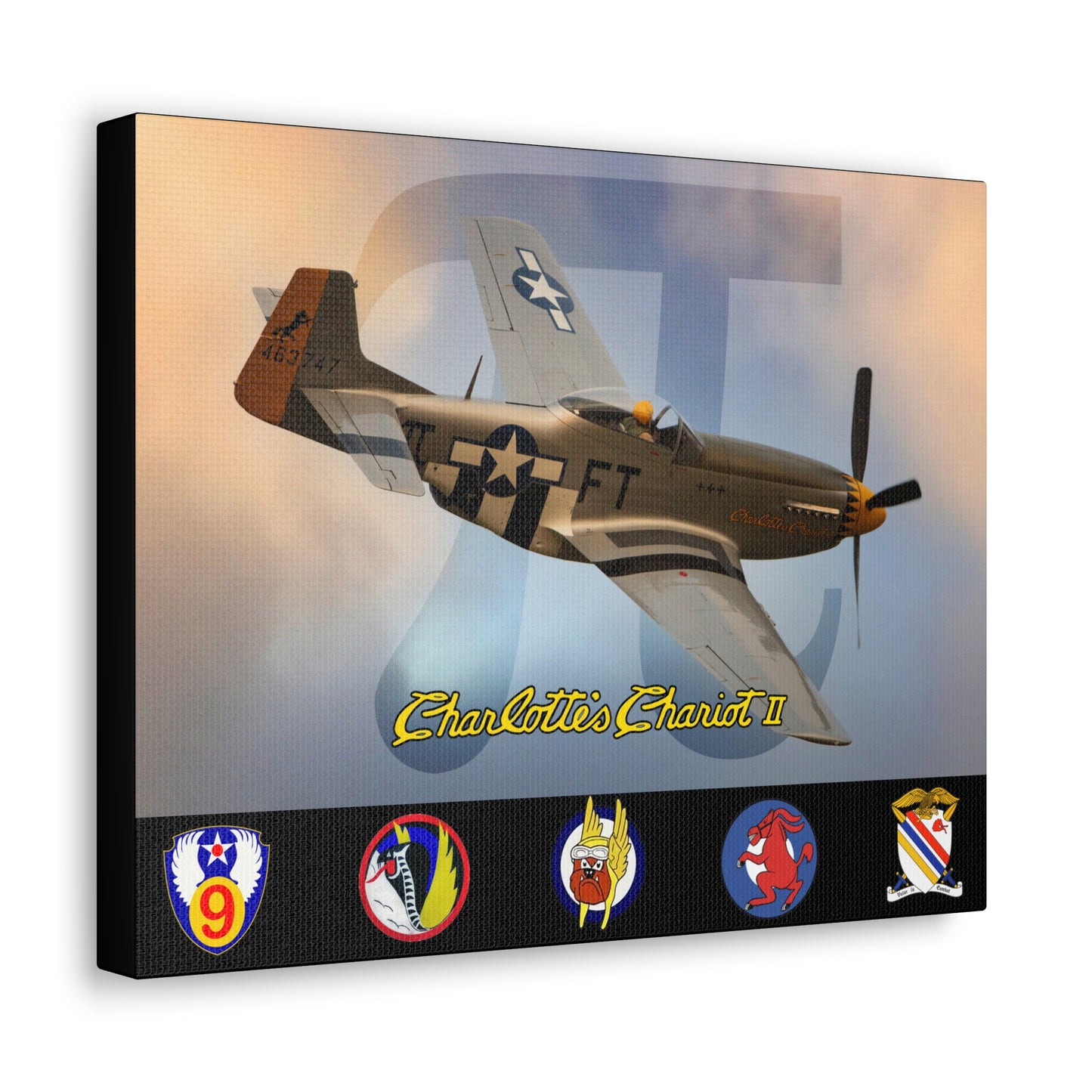 Southern Heritage Aviation Foundation Charlotte's Chariot II Canvas Gallery Wrap