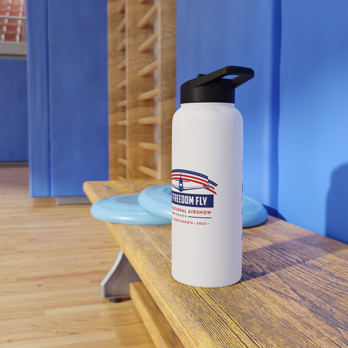 Let Freedom Fly Stainless Steel Water Bottle, Standard Lid