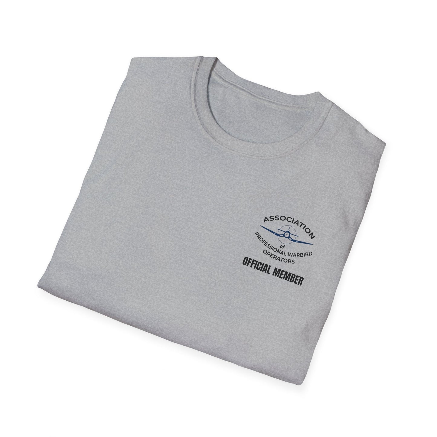 APWO P-38 Lightning Member T-Shirt Unisex Softstyle T-Shirt