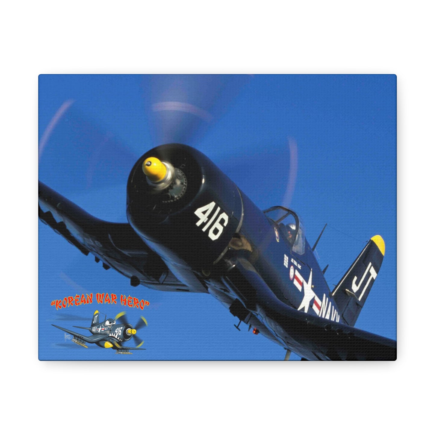 Korean War Hero Canvas Gallery Wrap