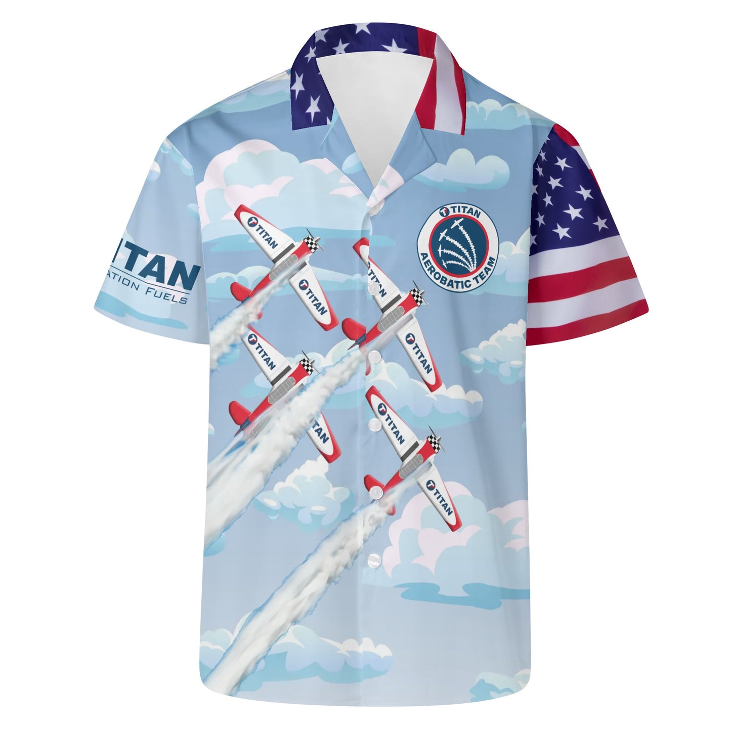 Mens All Over Print Casual Hawaiian Shirt