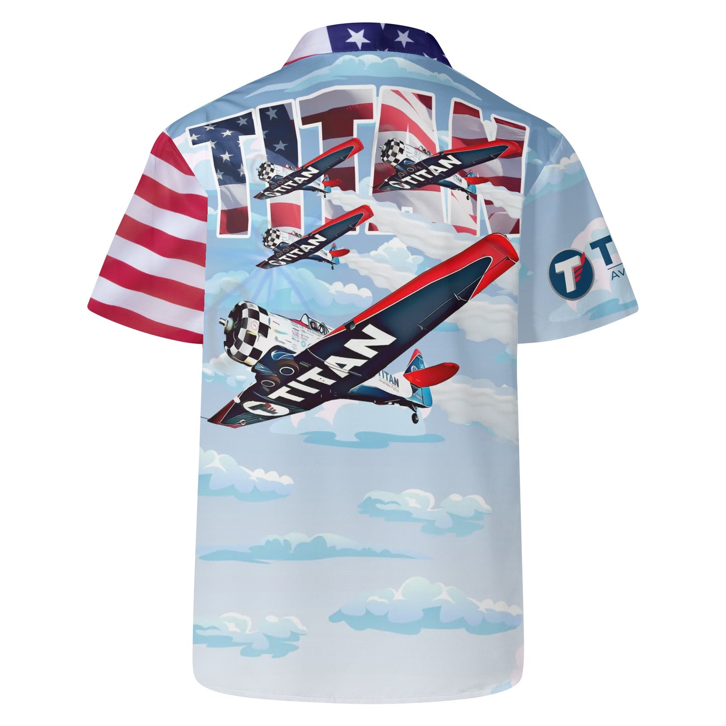 Mens All Over Print Casual Hawaiian Shirt