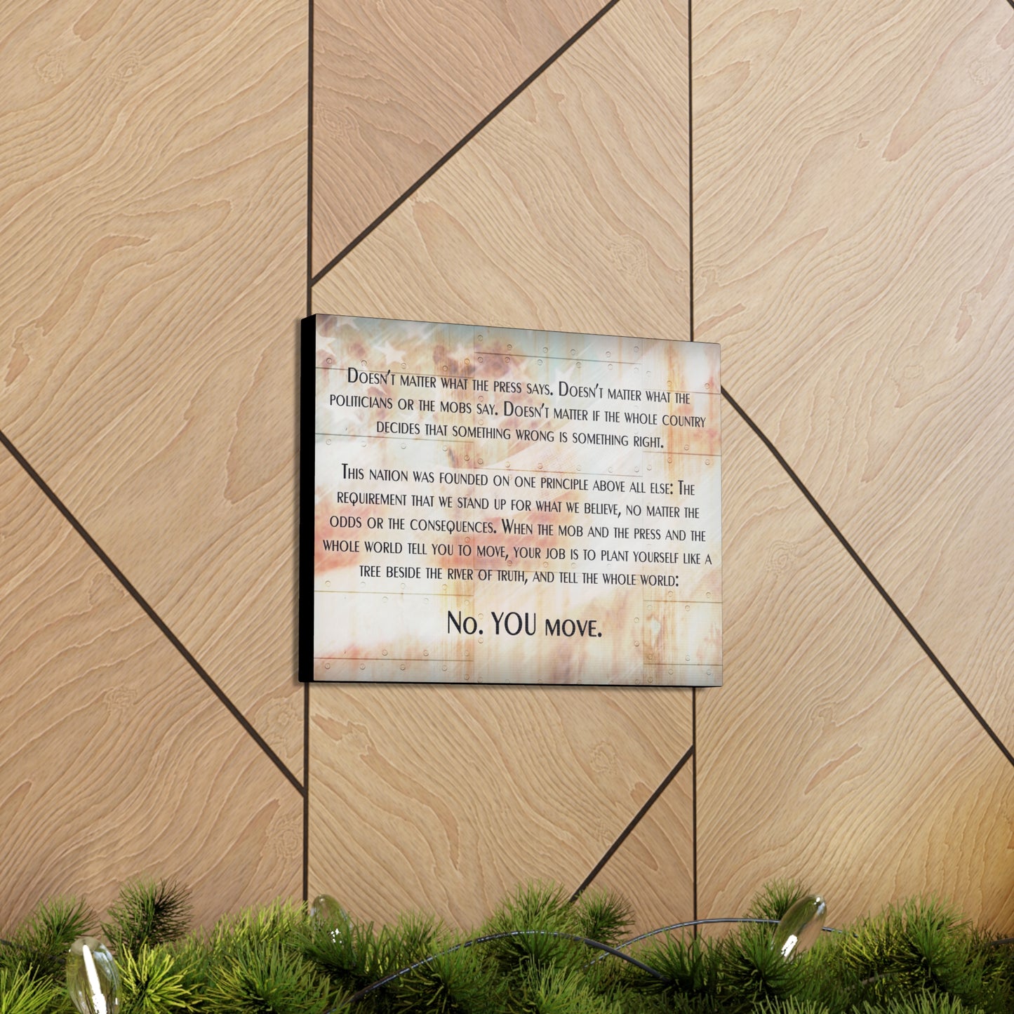YOU MOVE Canvas Gallery Wrap