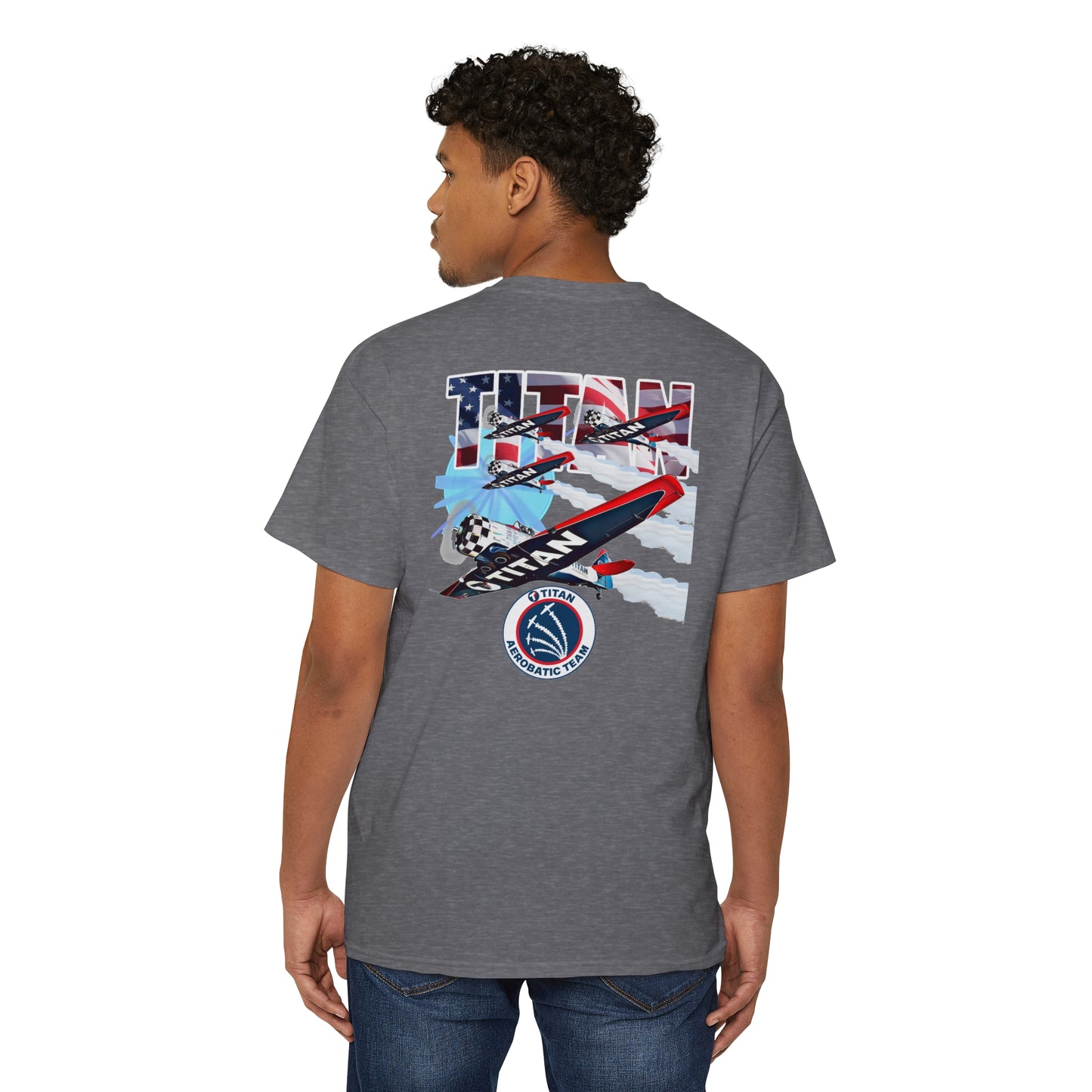 TITAN Aerobatic Team Pocket Tee Unisex Heavy Cotton Pocket Tee