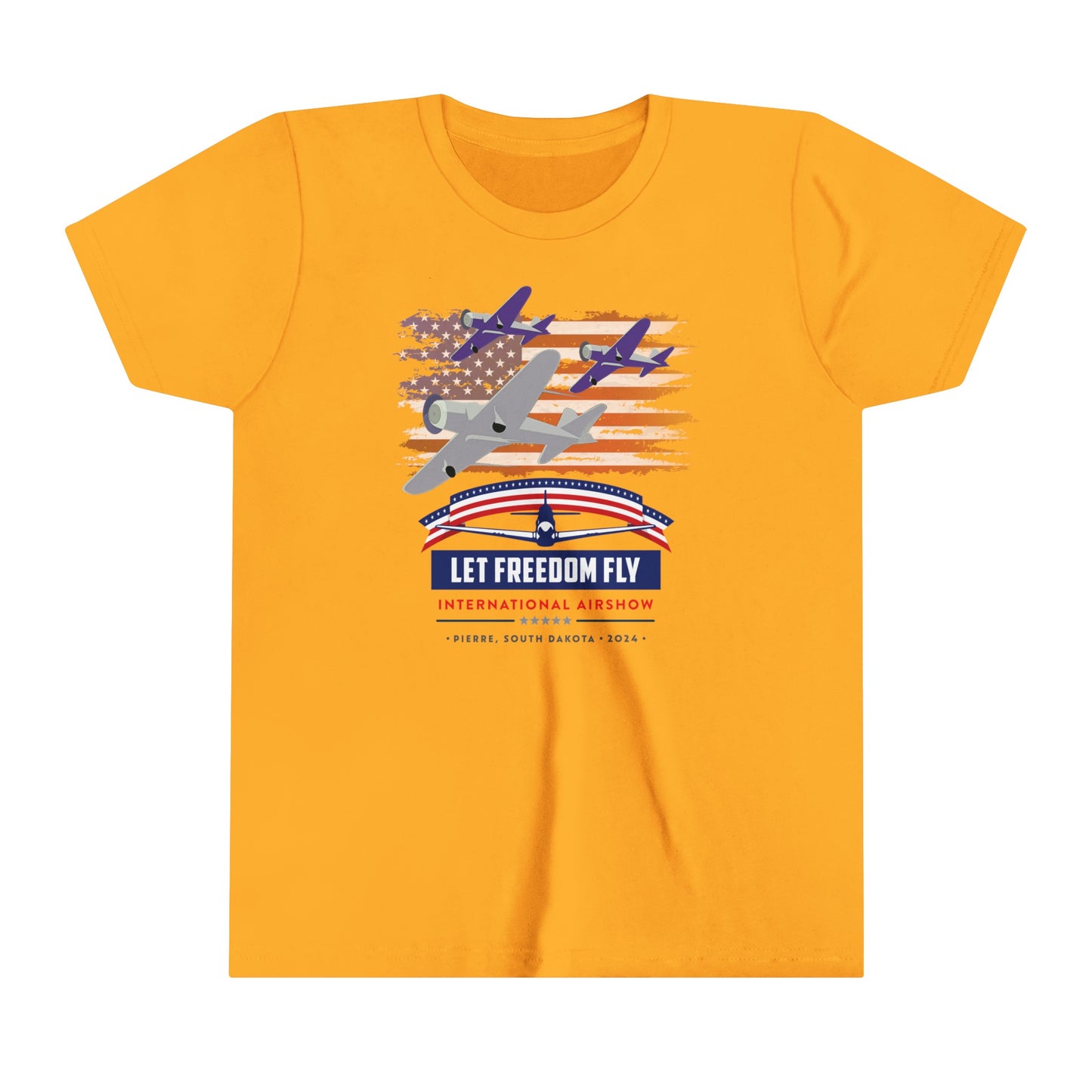 Let Freedom Fly Youth Short Sleeve Tee
