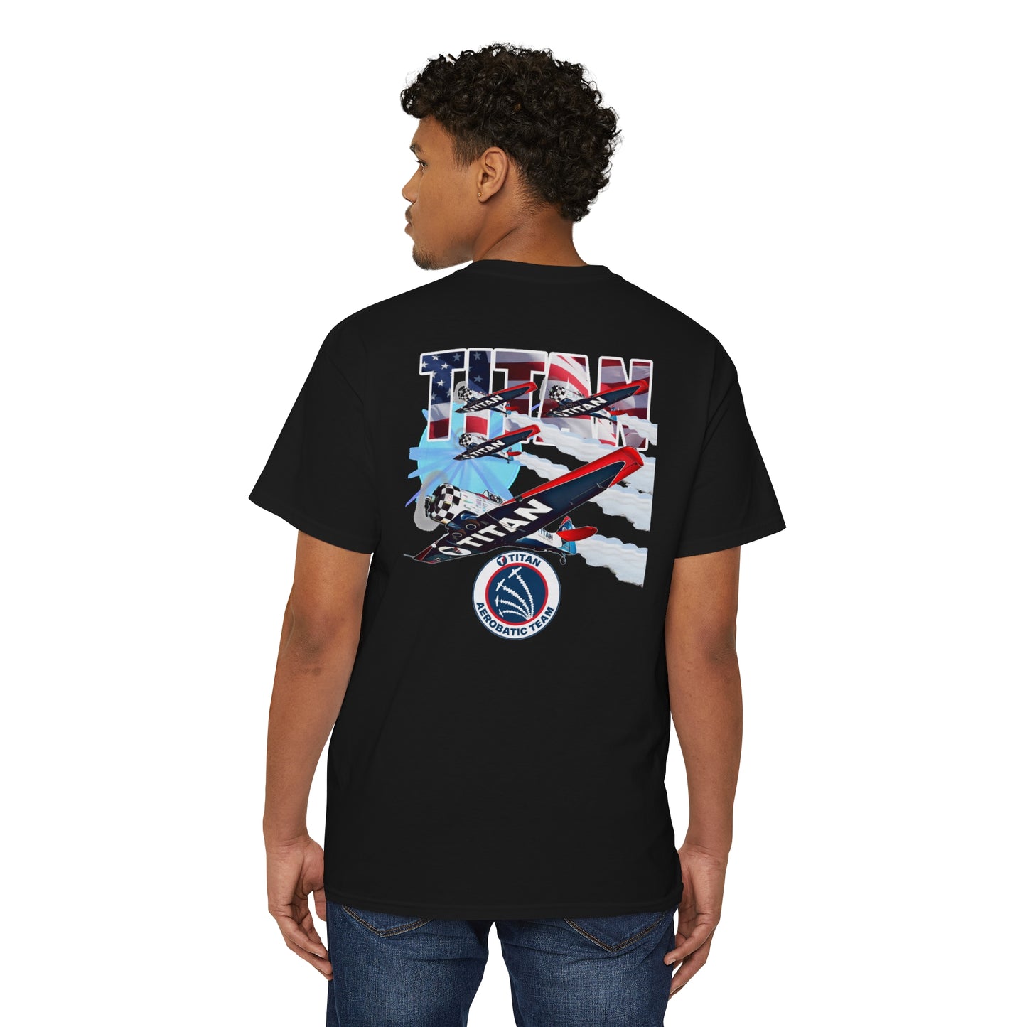 TITAN Aerobatic Team Pocket Tee Unisex Heavy Cotton Pocket Tee